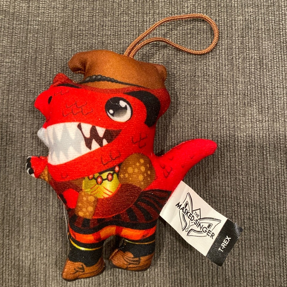 2023 The Masked Singer McDonald’s Toy - T-Rex (Jojo Siwa)   happy meal kids toys